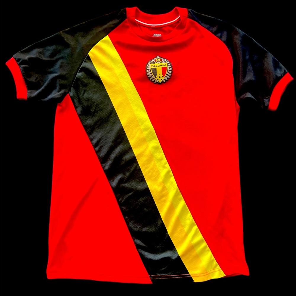 Boys Team Belgium Soccer Jersey Size Large